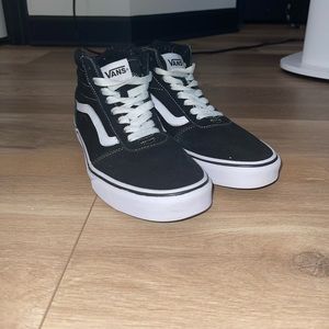 high-top vans, only worn twice